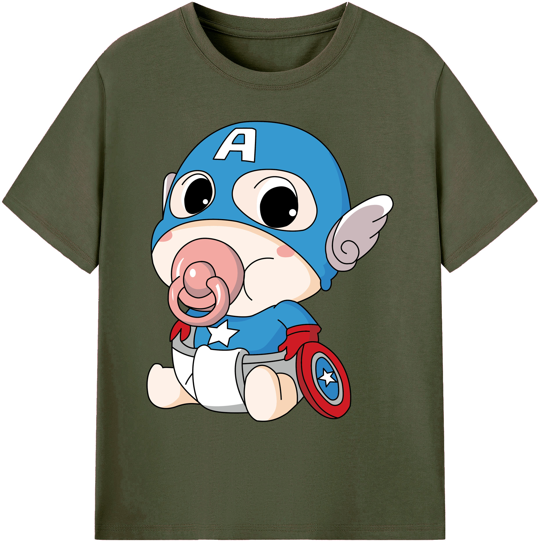 （画像用） アベンジャーズ The Avengers 綿100％ メンズ半袖Tシャツ｜肌触りやわらか＆通気性